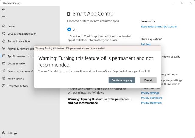 SACని నిలిపివేయండి